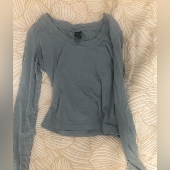 basic blue stretchy top - Picture 3 of 3